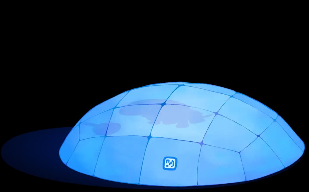 Retro airplane flying through space